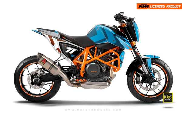 690 DUKE Blue/Orange
